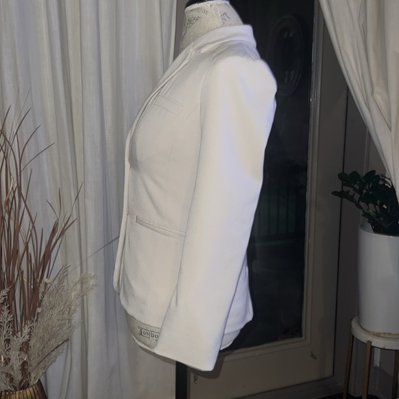 BDG. Ivory cream off white blazer business casual two button work jacket XS - Picture 3 of 8